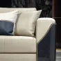 Комфортабельный диван MIVICA из натуральной кожи и красного дерева DV38264-32