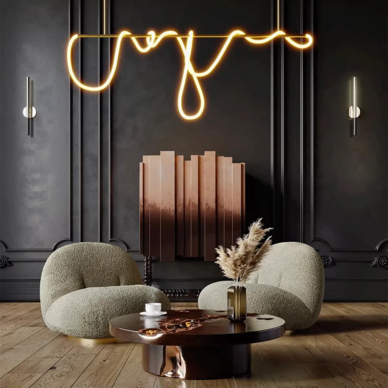 Дизайнерский Комод с ящиками из Красного Камня Yanshe от LaLume