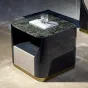 Компактный журнальный столик MIVICA из мрамора и красного дерева JS38267-32