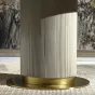 Роскошный круглый обеденный стол MIVICA из мрамора и красного дерева OS38275-32