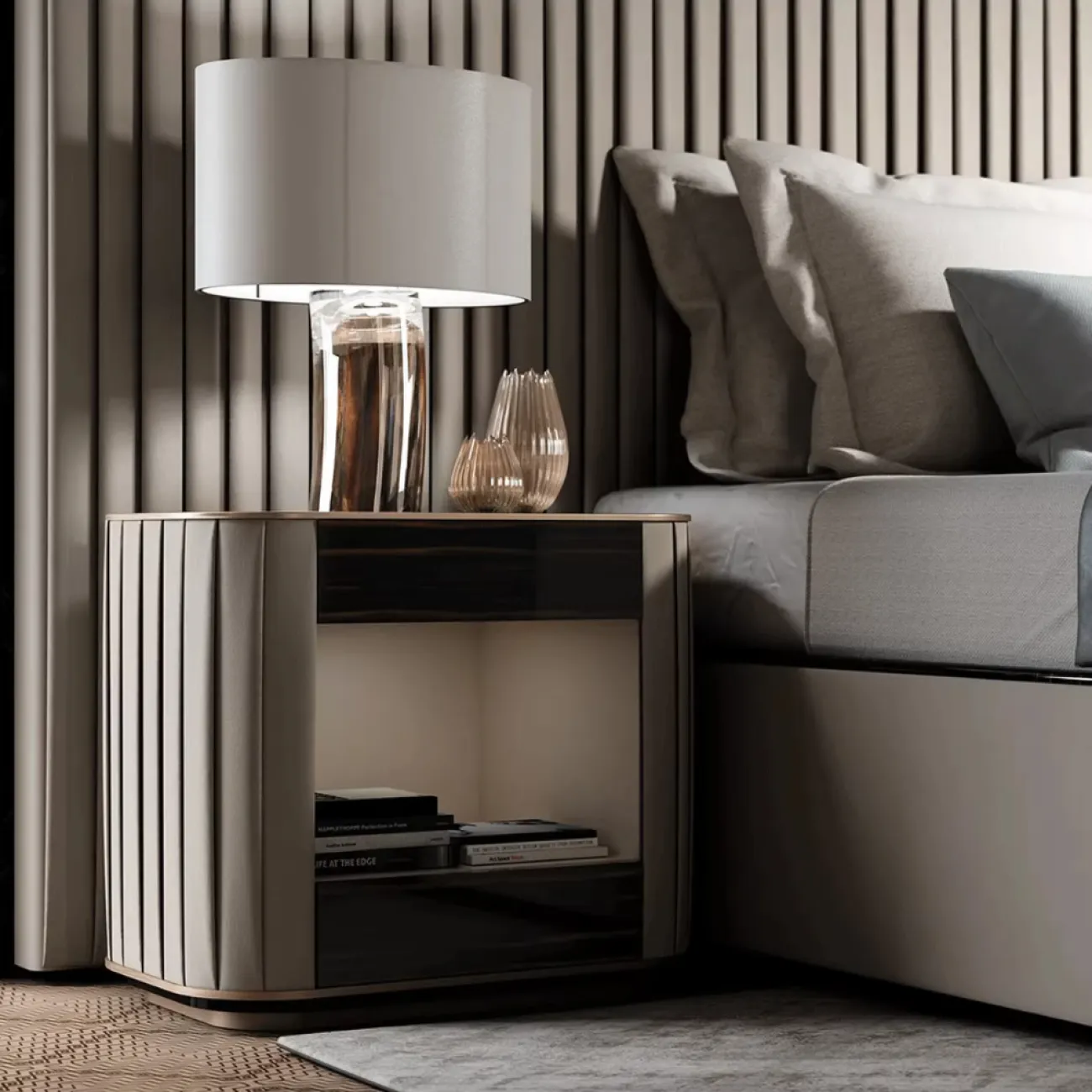 Дизайнерский Плиссированный Прикроватный Столик Yanshe от LaLume