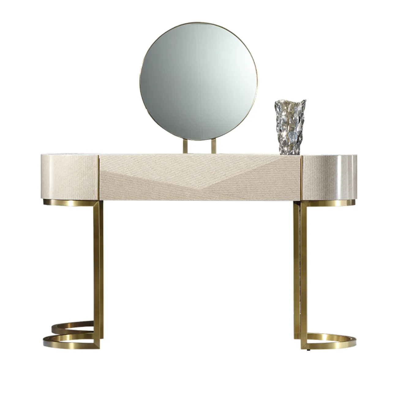 Элегантный туалетный столик с зеркалом MIVICA из красного дерева TS38285-32