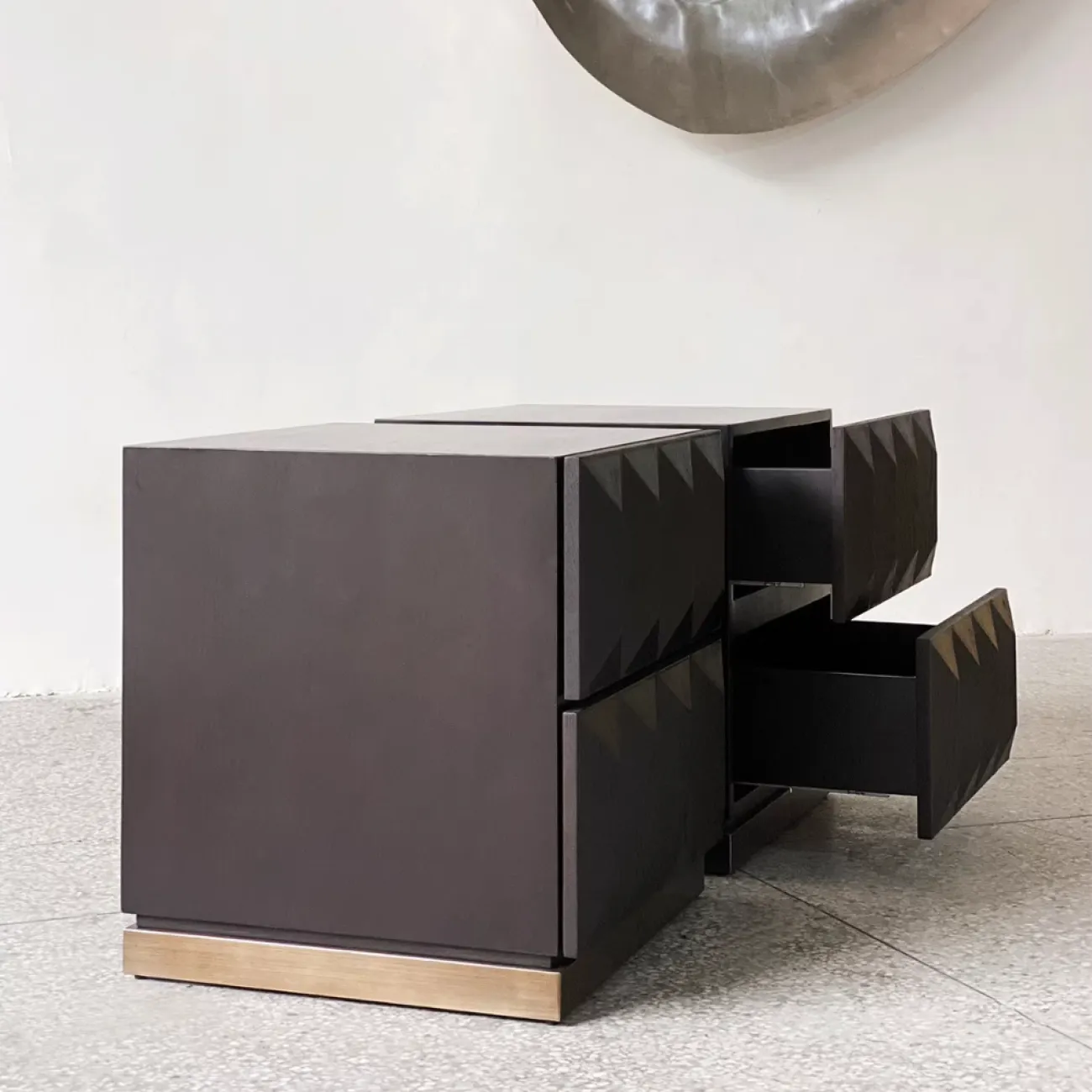 Дизайнерский Прикроватный Столик в виде Ромба Yanshe от LaLume