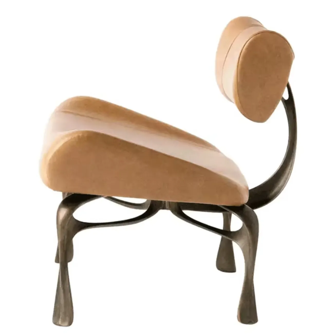 Дизайнерский Латунный Стул для отдыха Yanshe от LaLume Дизайнерский Латунный Стул для отдыха Yanshe от LaLume