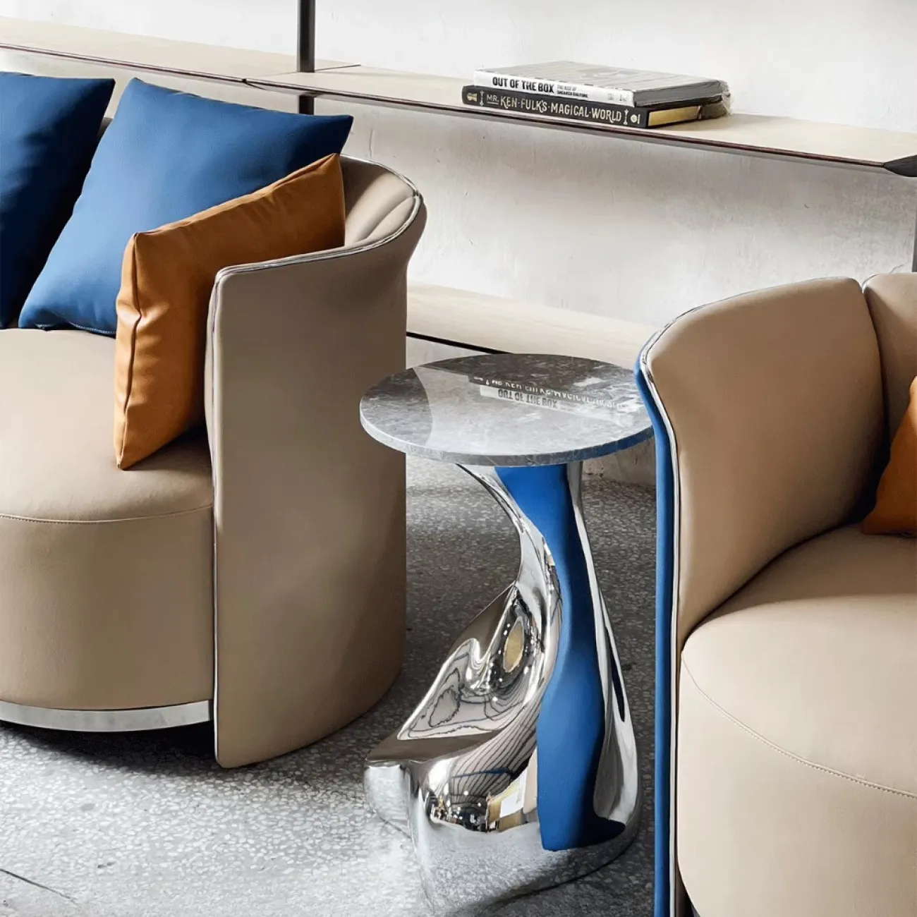 Дизайнерский Приставной Столик Дельфин Yanshe от LaLume