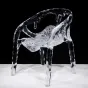 Дизайнерское Прозрачное Кресло в виде Листа и Рыбьей Чешуи Yanshe от LaLume