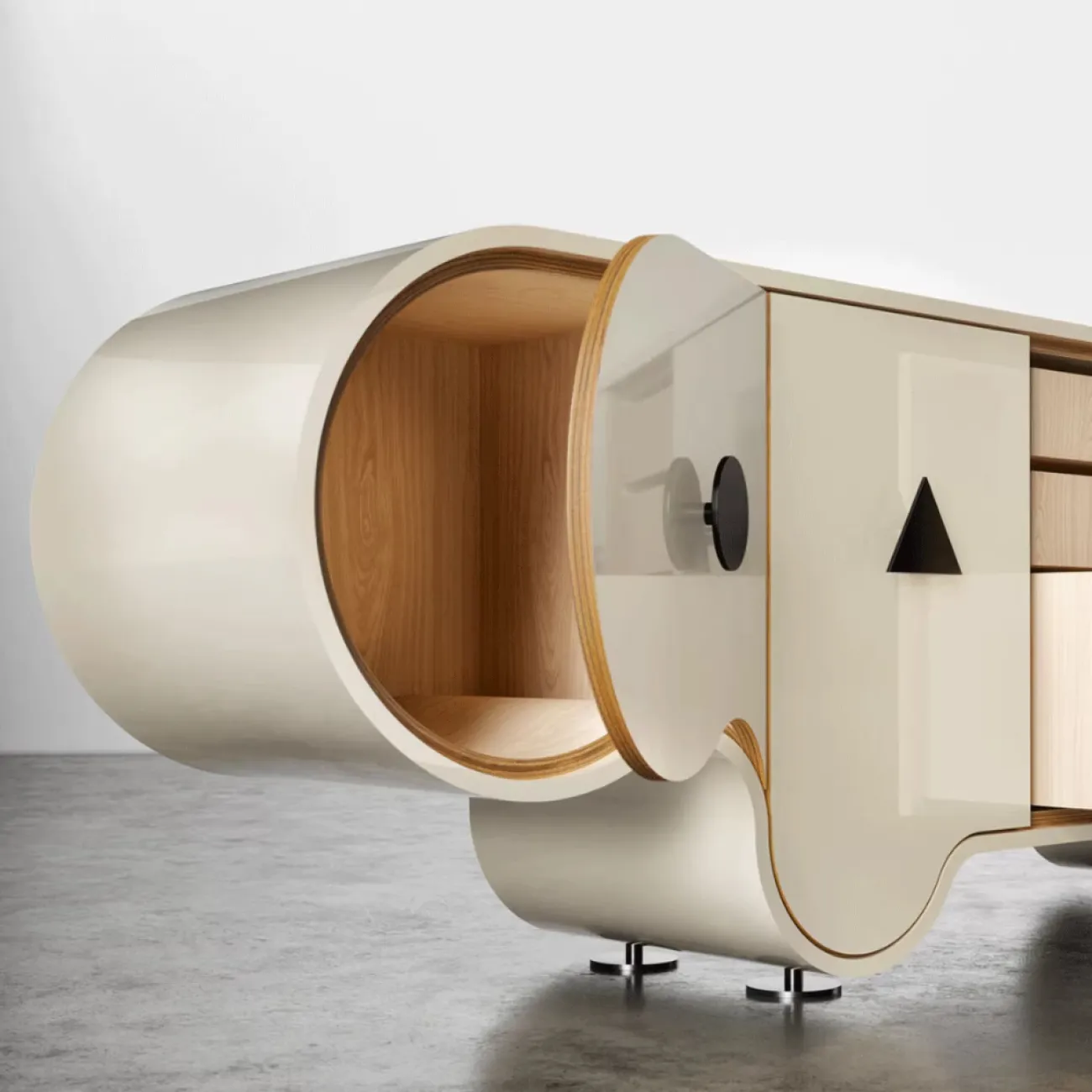 Дизайнерский Приставной шкаф Yanshe от LaLume