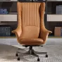  Кожаное офисное кресло MIVICA с эргономичной спинкой OS38300-32
