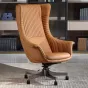  Кожаное офисное кресло MIVICA с эргономичной спинкой OS38300-32
