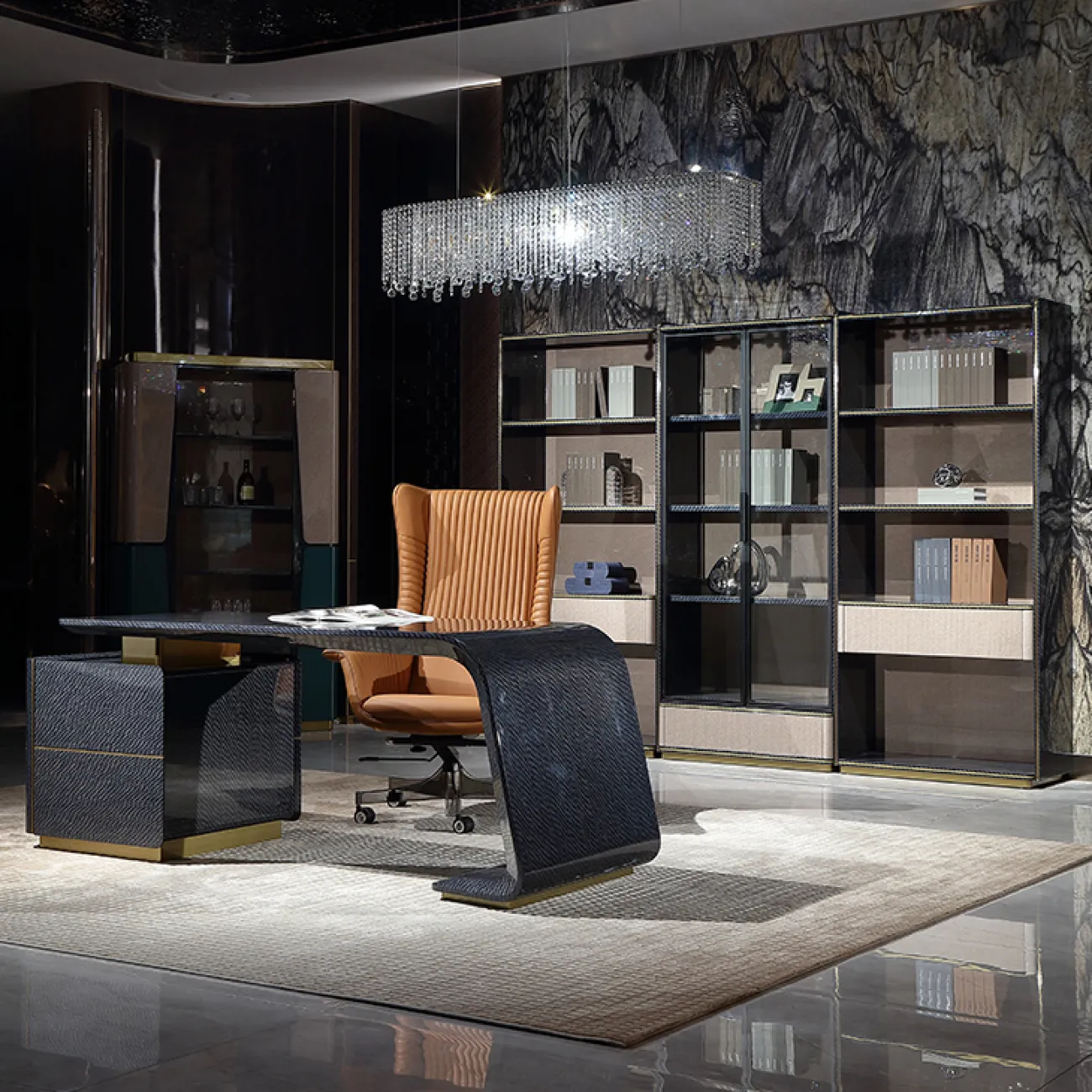 Кожаное офисное кресло MIVICA с эргономичной спинкой OS38300-32 Кожаное офисное кресло MIVICA с эргономичной спинкой OS38300-32