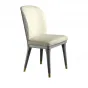 Классические обеденные стулья, 2 шт MIVICA из кожи и красного дерева ST38302-32