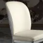 Классические обеденные стулья, 2 шт MIVICA из кожи и красного дерева ST38302-32