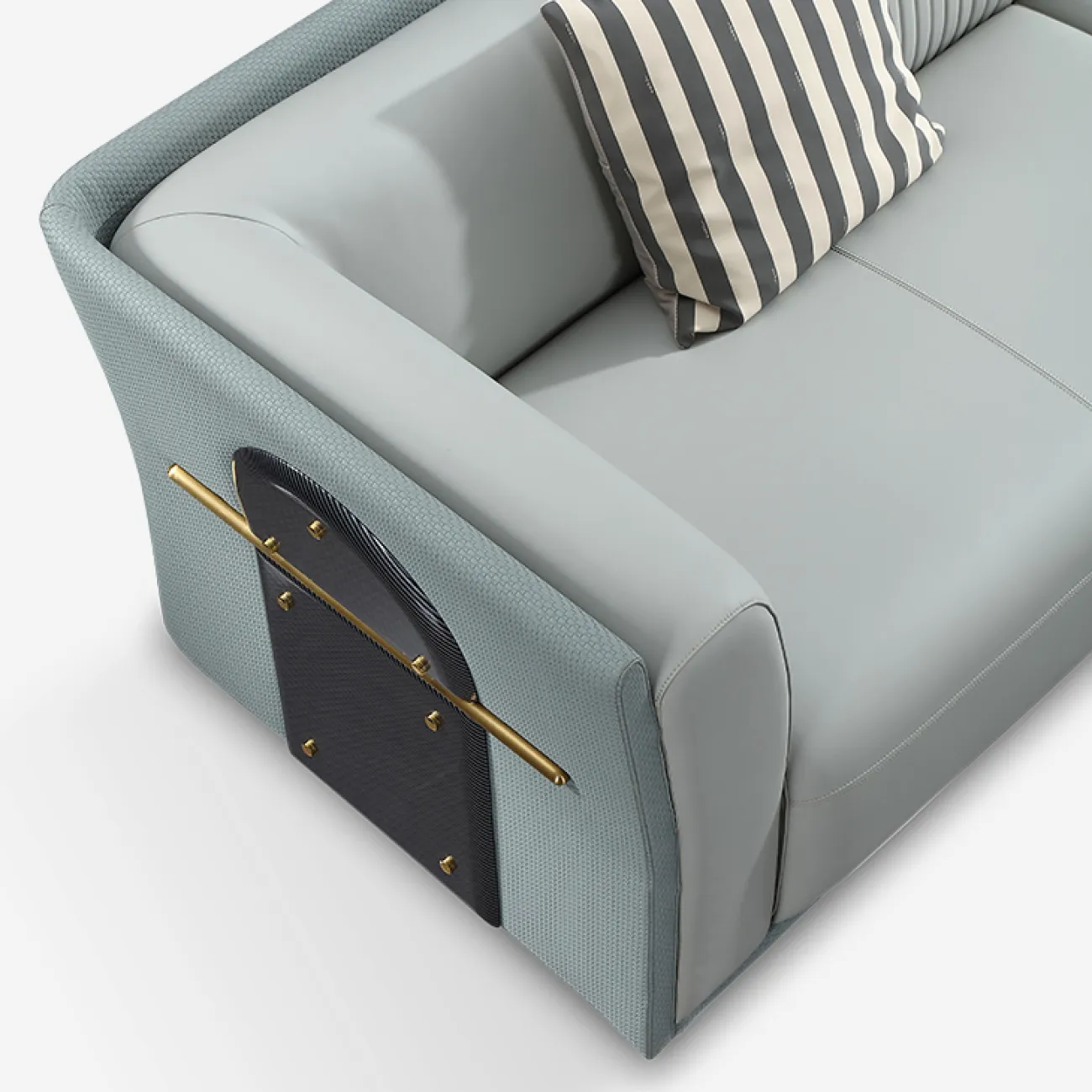 Комфортабельный диван MIVICA из натуральной кожи DV38304-32 Комфортабельный диван MIVICA из натуральной кожи DV38304-32