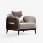 Стильное кожаное кресло MIVICA из сосны KR38305-32