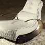 Современное кресло-качалка MIVICA из натуральной кожи, берёзы KR38307-32