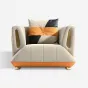 Стильное кожаное кресло MIVICA эргономичной формы KR38309-32