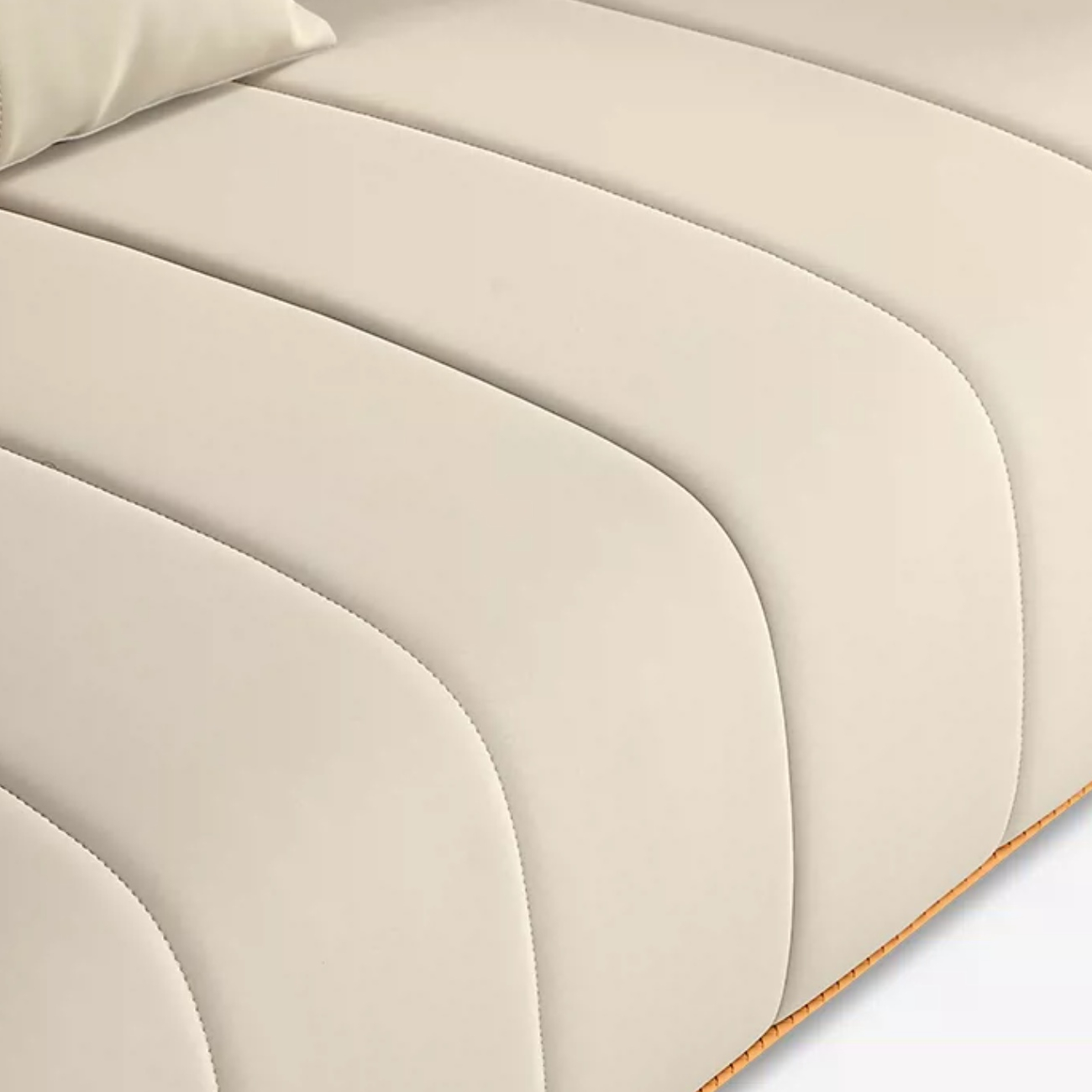 Современный кожаный диван MIVICA из дерева берёзы и сосны DV38310-32