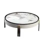 Компактный круглый журнальный стол MIVICA с каменной столешницей JS38311-32