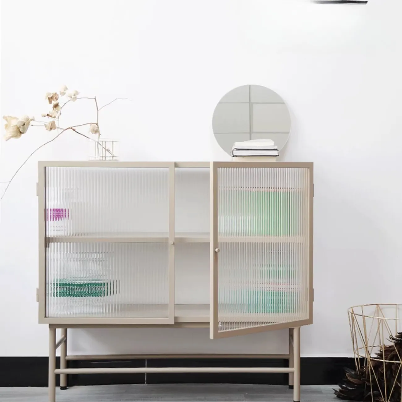 Креативный Прозрачный Стеклянный Сервант Yanshe от LaLume Креативный Прозрачный Стеклянный Сервант Yanshe от LaLume