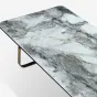 Стильный журнальный столик MIVICA с мраморной столешницей JS38319-32