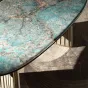 Роскошный обеденный стол MIVICA из зелёного мрамора и дерева OS38320-32