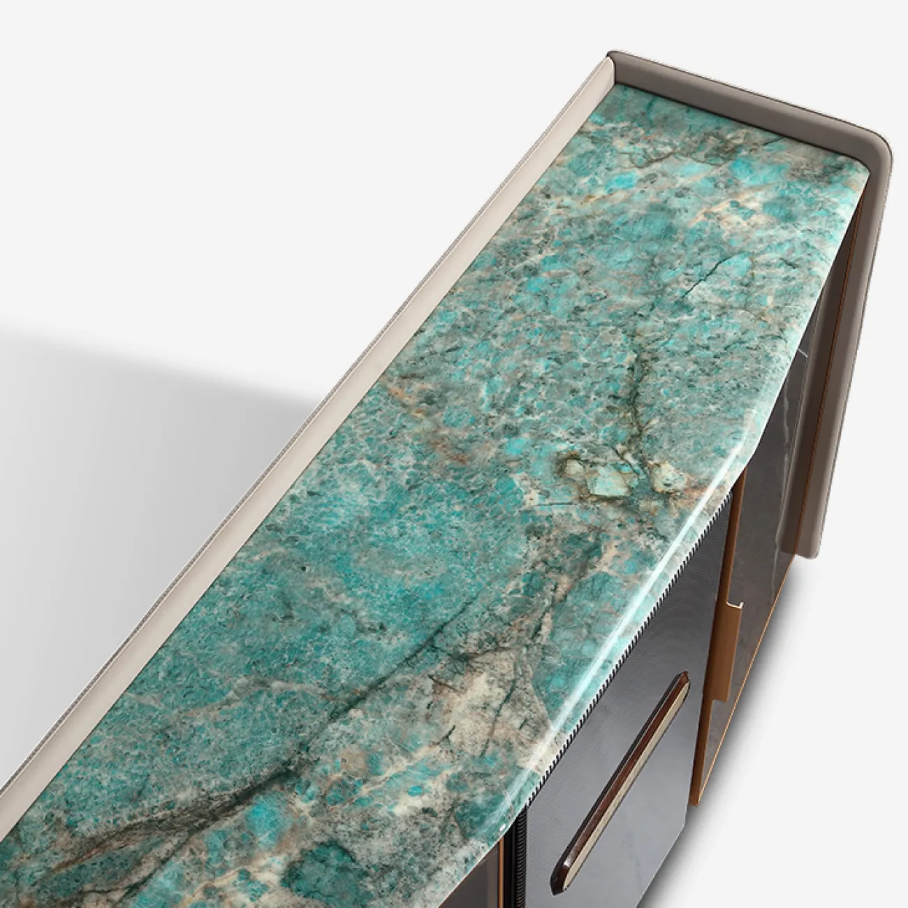 Стильный буфет MIVICA со столешницей из мрамора BF38322-32