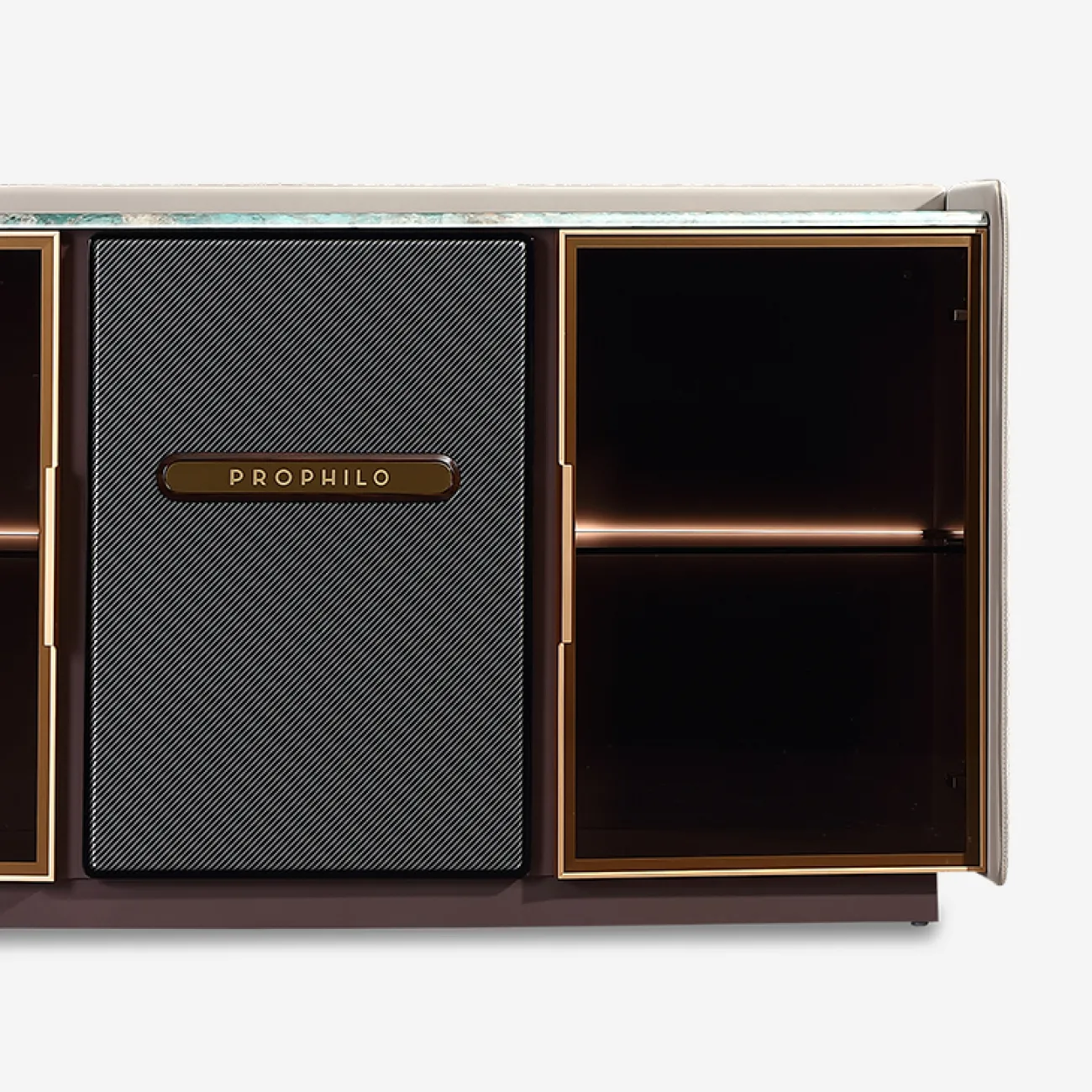 Стильный буфет MIVICA со столешницей из мрамора BF38322-32