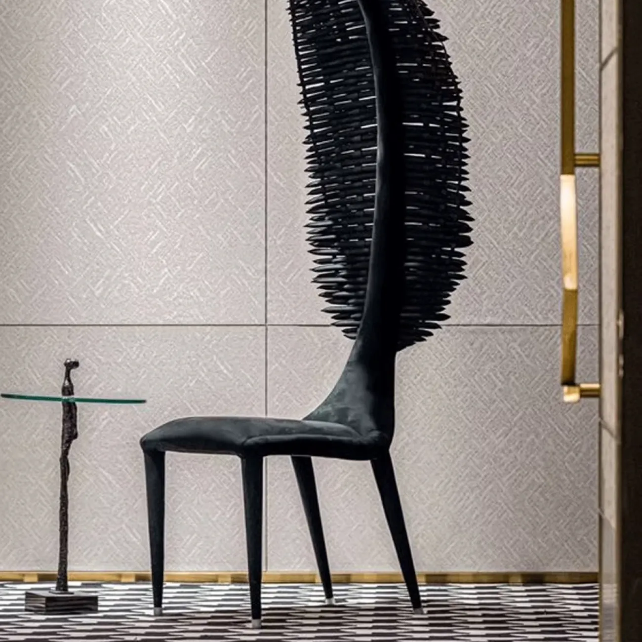 Дизайнерский Обеденный Стул Перо Yanshe от LaLume