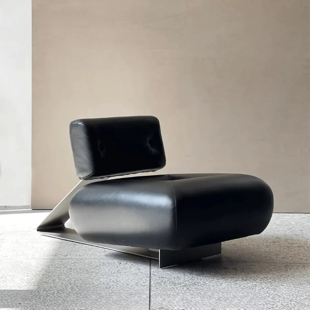 Дизайнерский Одиночный Кожаный Арт Диван Yanshe от LaLume