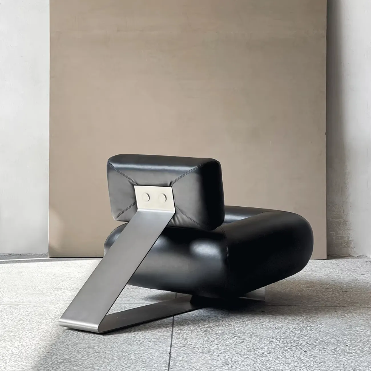 Дизайнерский Одиночный Кожаный Арт Диван Yanshe от LaLume