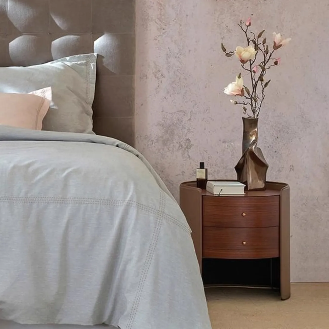 Дизайнерский Прикроватный Столик Цилиндр Yanshe Коллекции LaLume