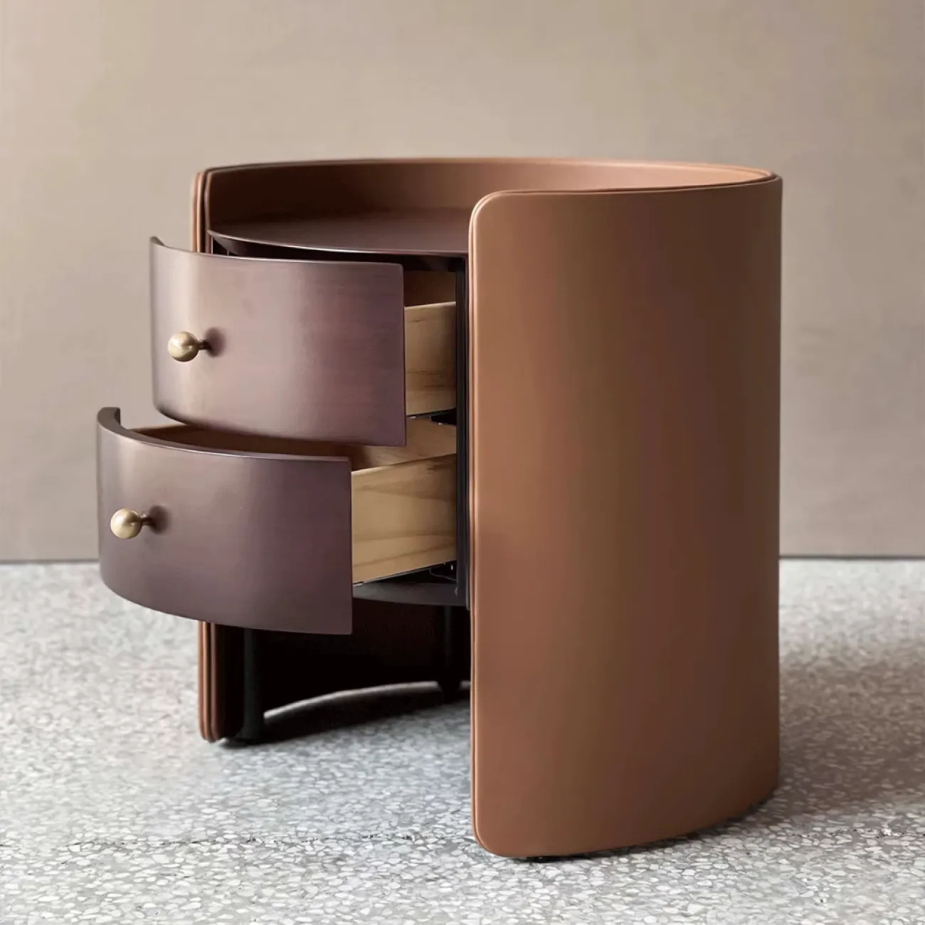 Дизайнерский Прикроватный Столик Цилиндр Yanshe Коллекции LaLume