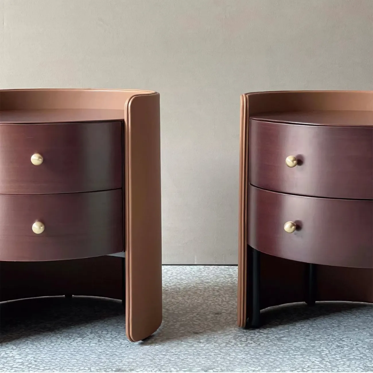 Дизайнерский Прикроватный Столик Цилиндр Yanshe Коллекции LaLume