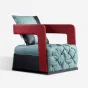 Дизайнерское кресло MIVICA  из натуральной кожи KR38337-32
