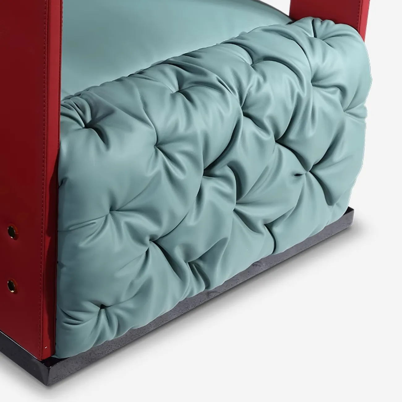 Дизайнерское кресло MIVICA  из натуральной кожи KR38337-32