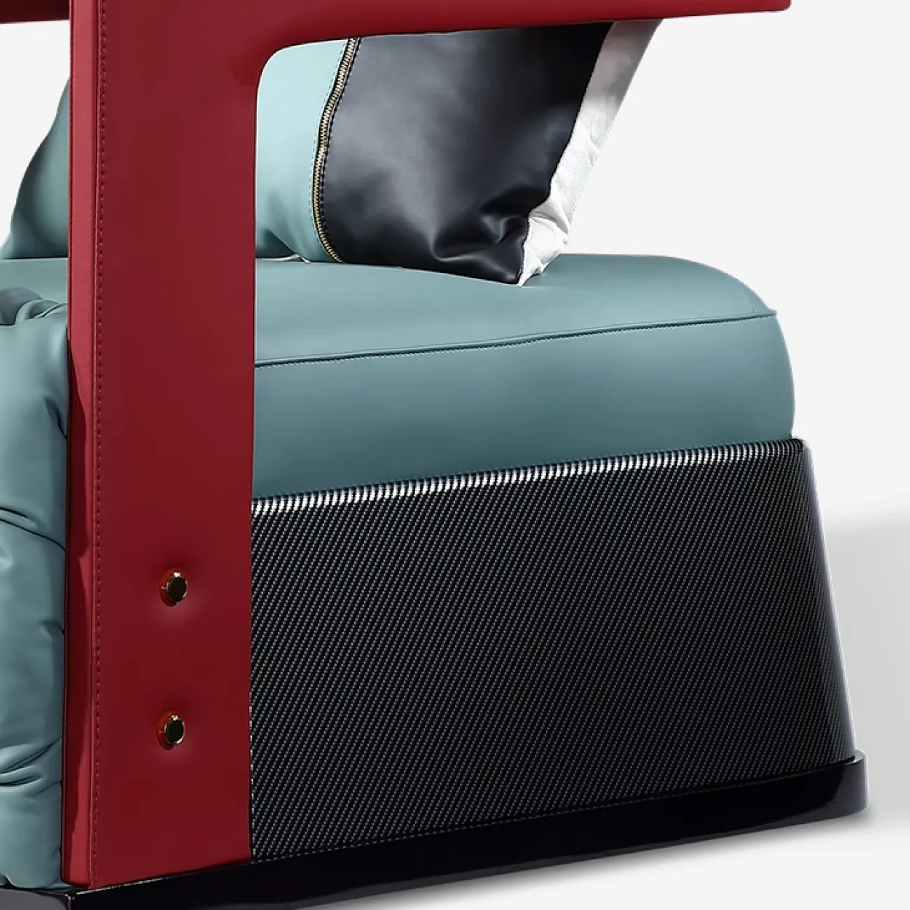 Дизайнерское кресло MIVICA  из натуральной кожи KR38337-32