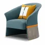 Дизайнерское кресло MIVICA  из натуральной кожи KR38338-32