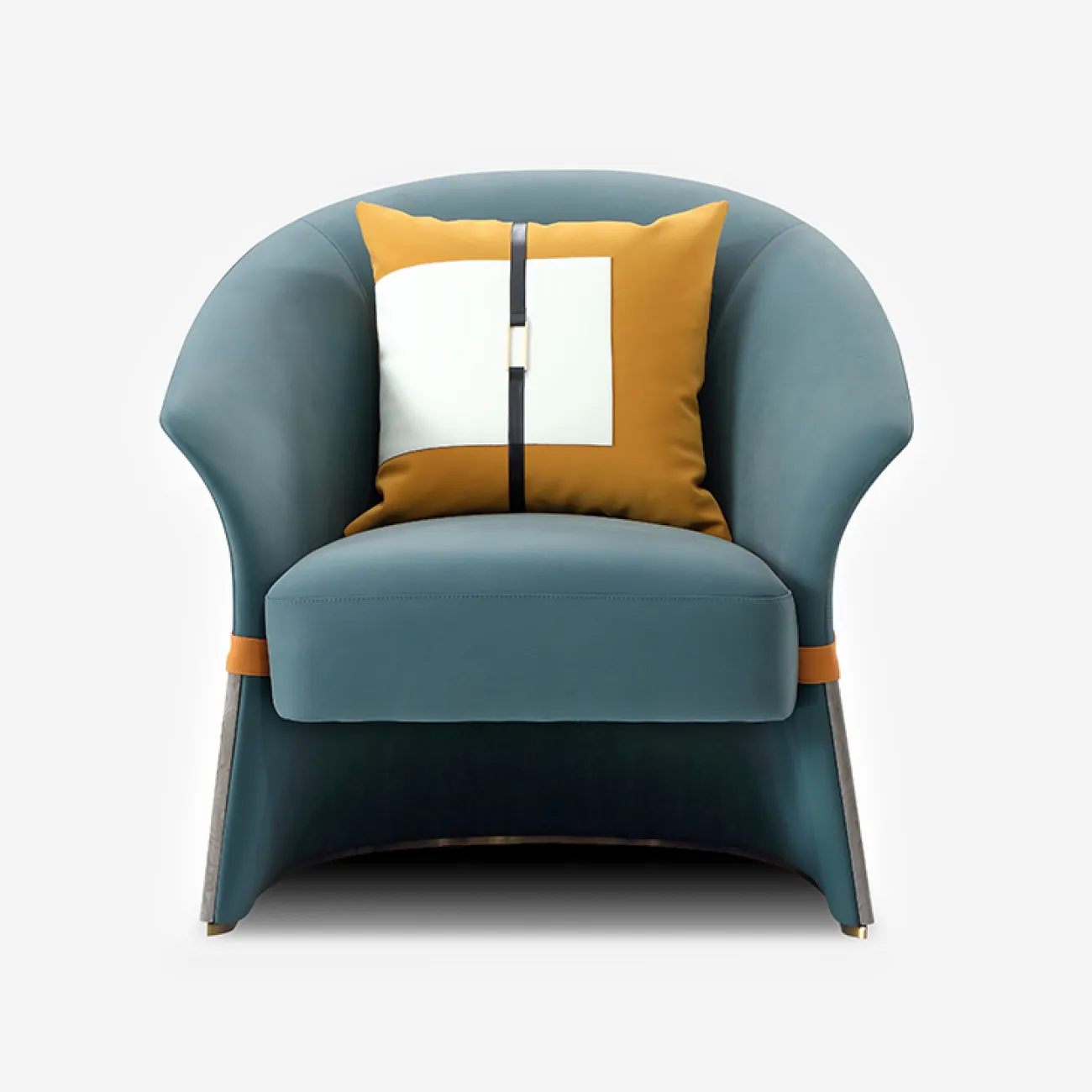 Дизайнерское кресло MIVICA из натуральной кожи KR38338-32 Дизайнерское кресло MIVICA из натуральной кожи KR38338-32