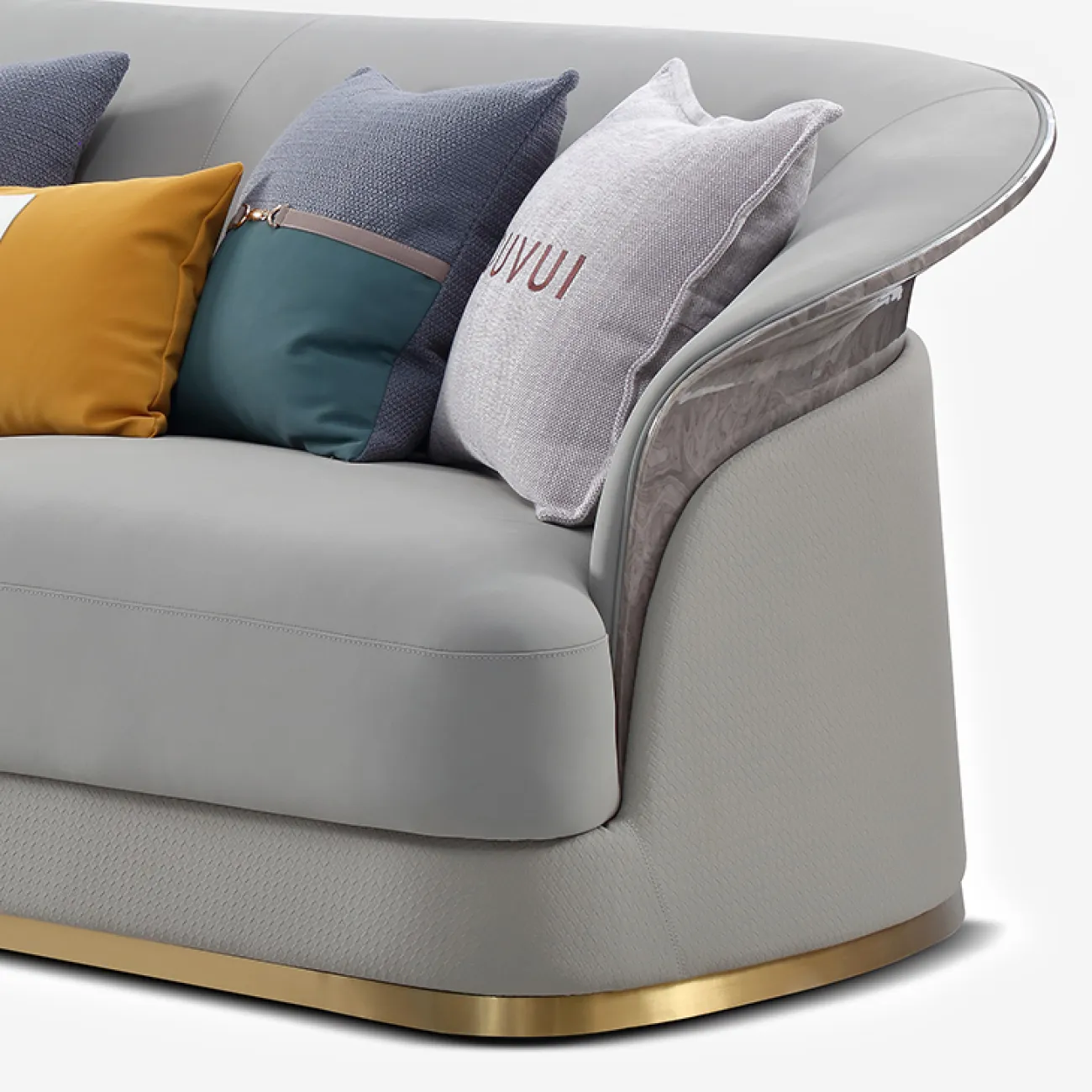 Дизайнерское диван MIVICA из натуральной кожи DV38339-32