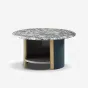 Низкий журнальный столик MIVICA с мраморной столешницей JS38341-32