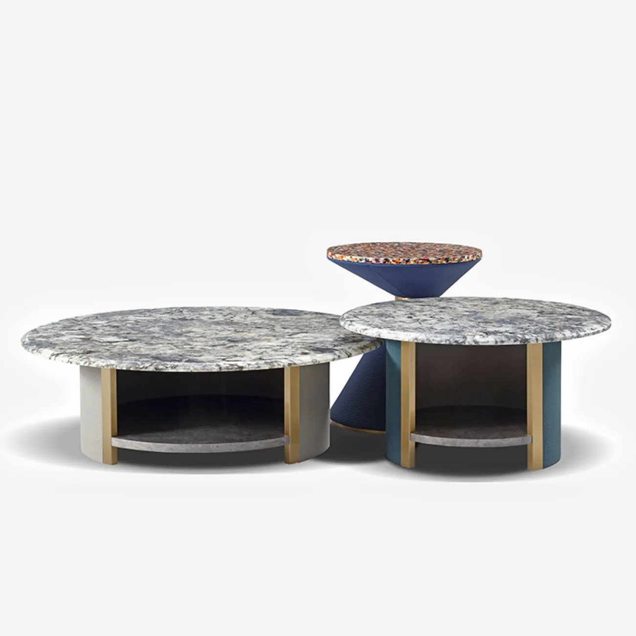 Дизайнерский угловой столик MIVICA необычной формы JS38342-32