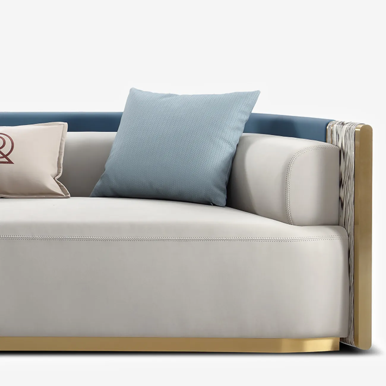 Элегантный диван MIVICA из натуральной кожи DV38344-32