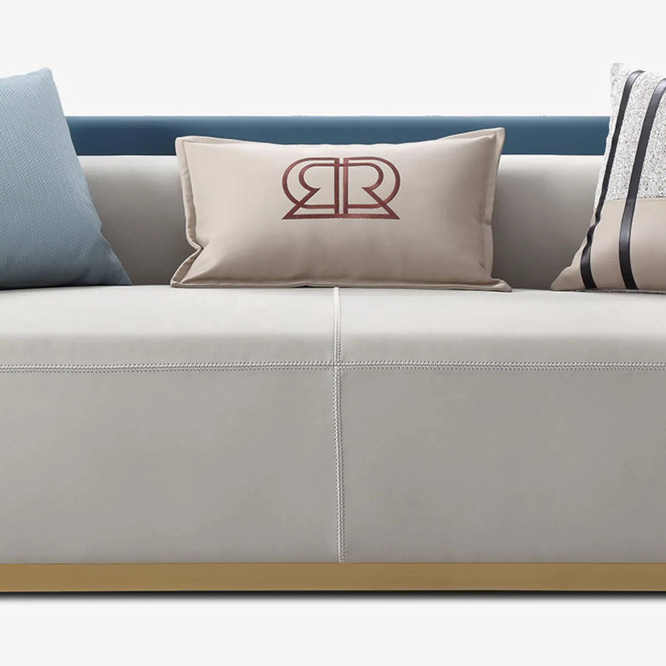 Элегантный диван MIVICA из натуральной кожи DV38344-32