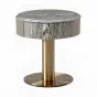 Маленький журнальный стол MIVICA с золотым подстольем JS38348-32