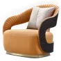 Дизайнерское кресло MIVICA  из натуральной воловьей кожи KR38349-32