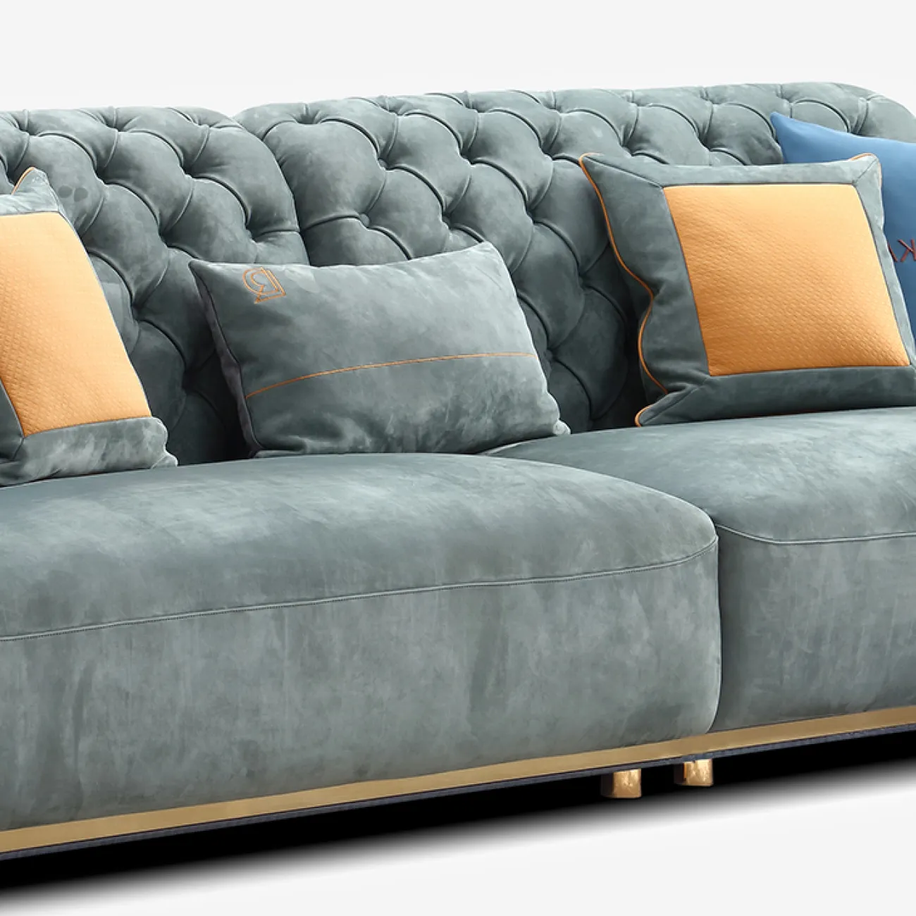 Роскошный диван MIVICA из натуральной кожи DV38350-32