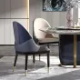 Комфортабельный обеденный стул MIVICA из дерева и кожи ST38355-32