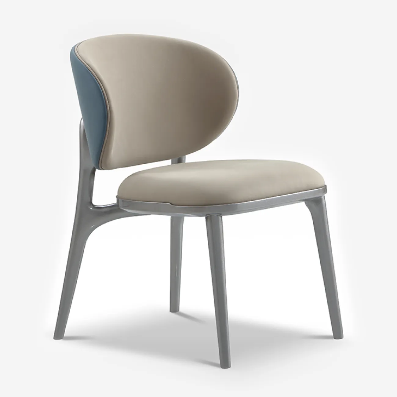 Комфортабельный обеденный стул MIVICA из дерева и кожи ST38357-32