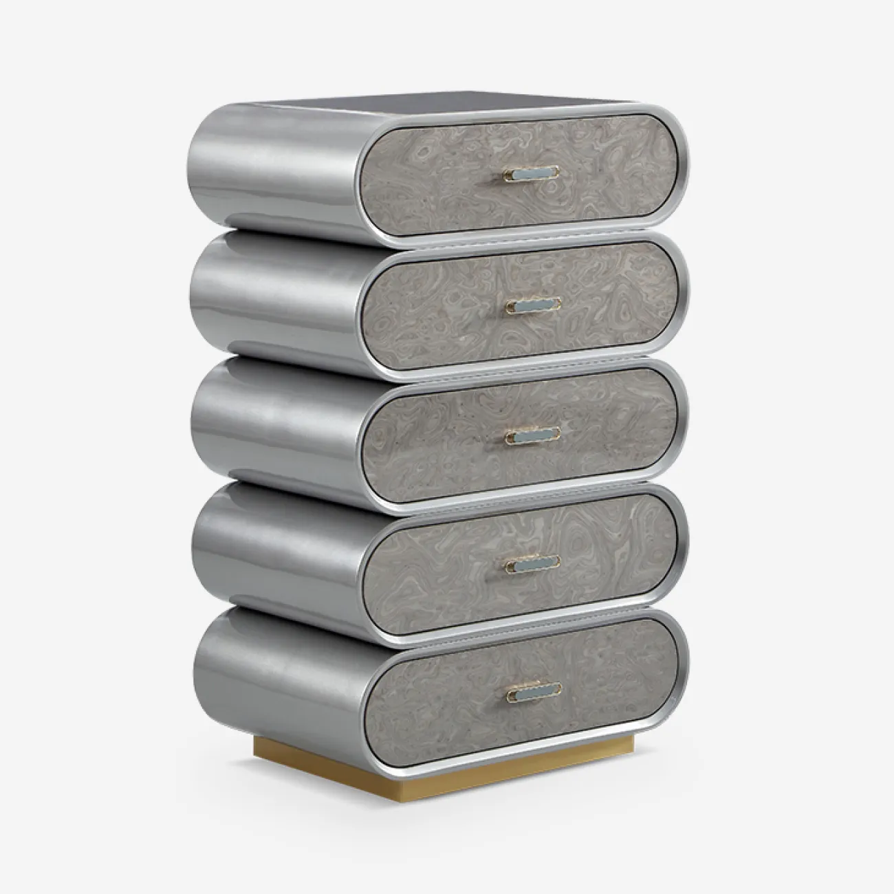 Оригинальный дизайнерский комод MIVICA из бука KD38359-32