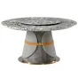 Оригинальный круглый обеденный стол MIVICA из натурального мрамора OS38361-32